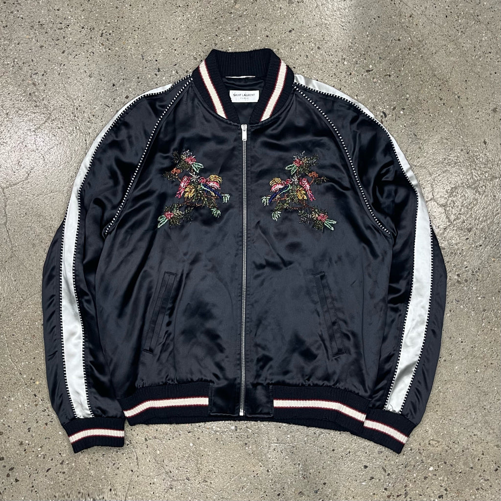 Saint Laurent Birds of Paradise Embroidered Jacket