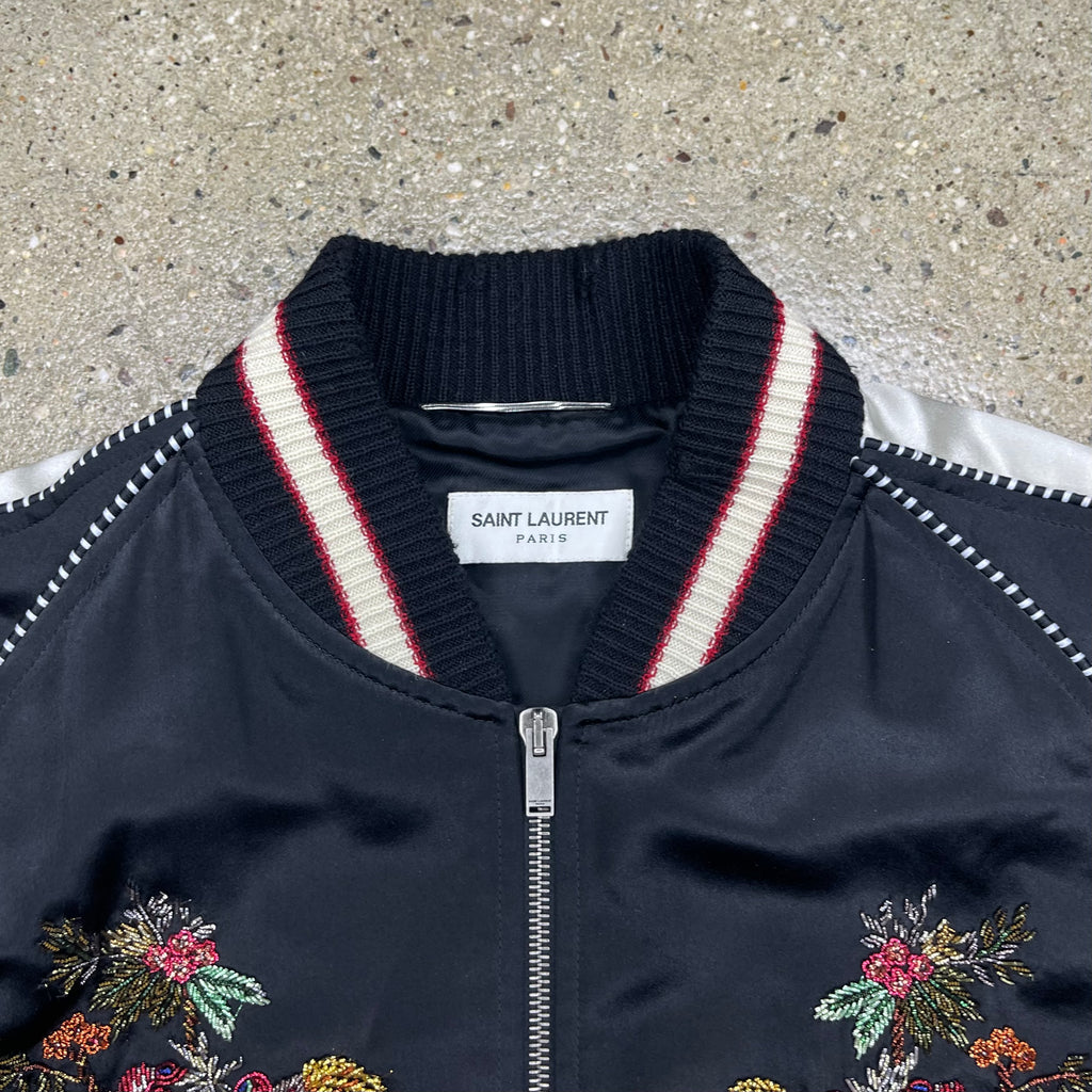 Saint Laurent Birds of Paradise Embroidered Jacket