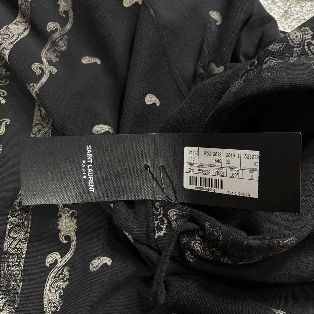 Saint Laurent  Paisley Hoodie