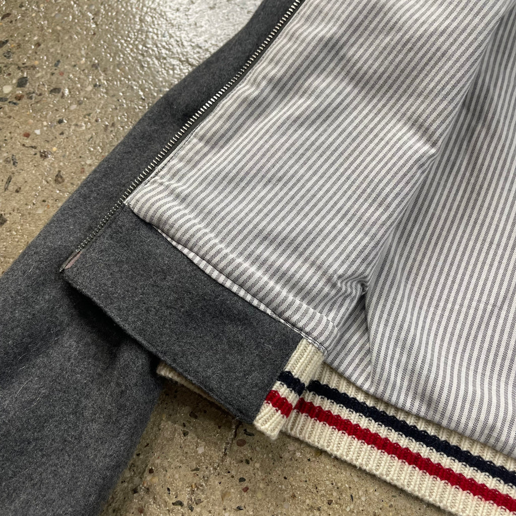 Thom Browne  Cashmere Padded Shoulder Jacket