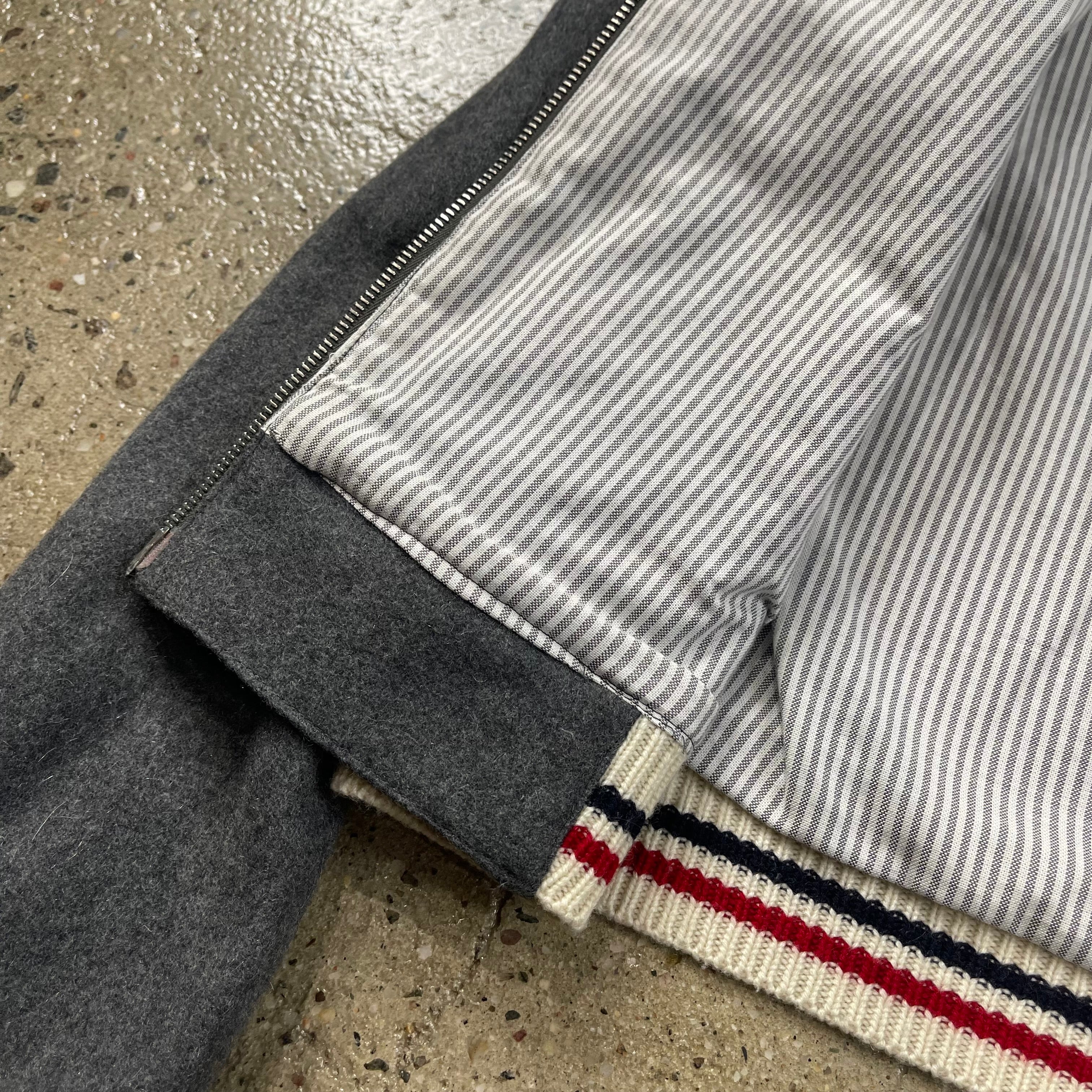 Thom Browne  Cashmere Padded Shoulder Jacket