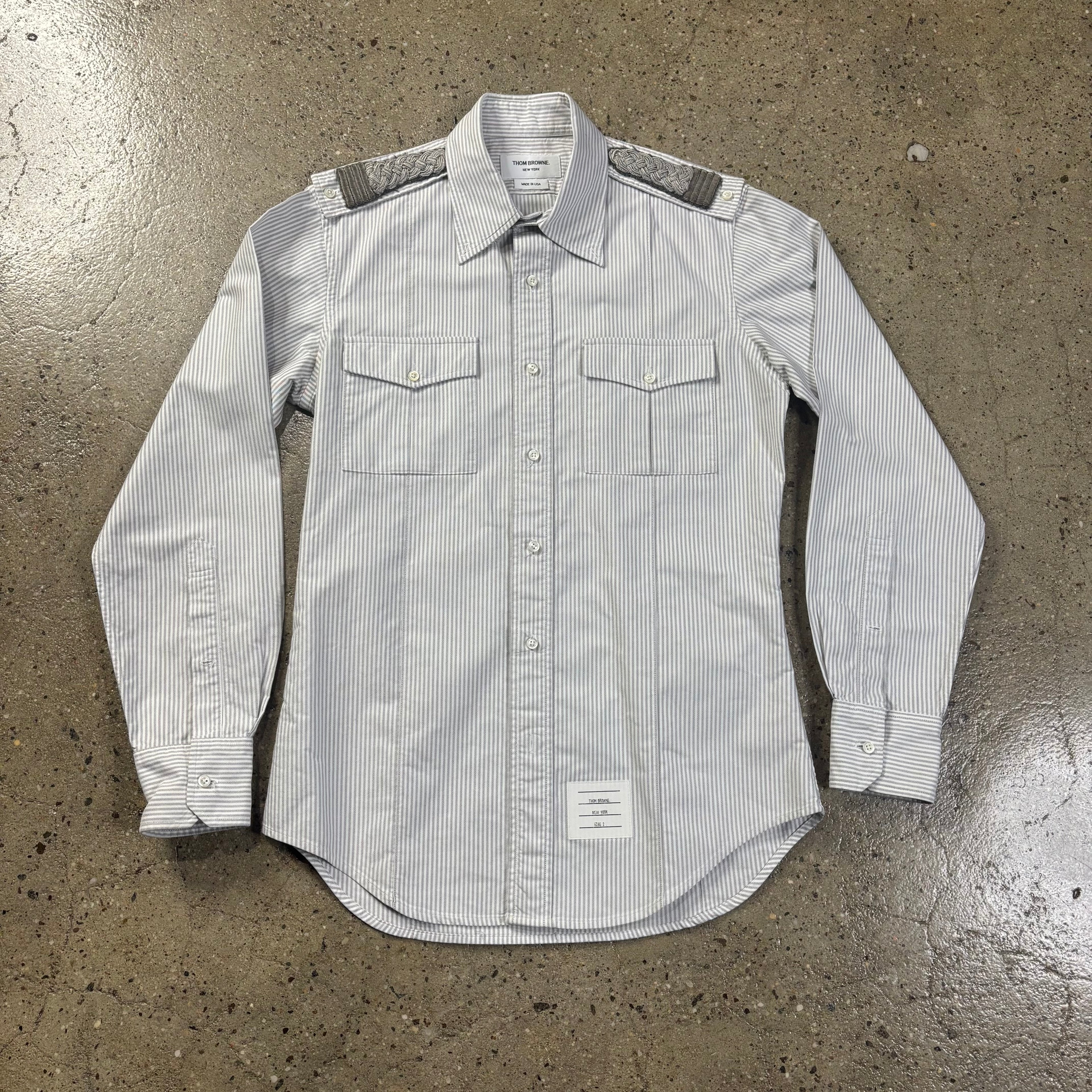Thom Browne  Military Patch Shirt 