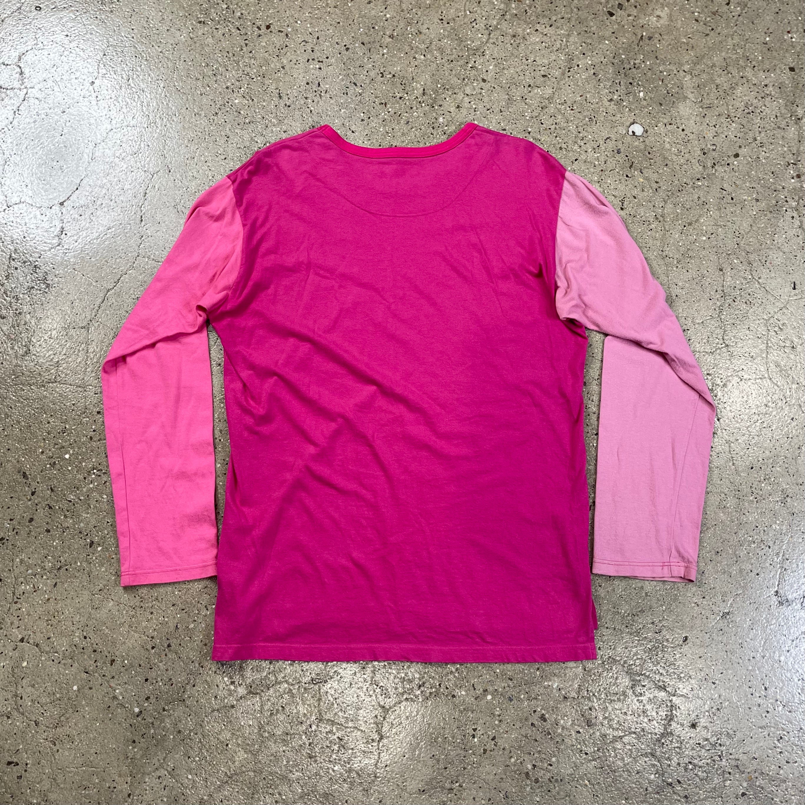 Yohji Yamamoto Pink Multi LS 