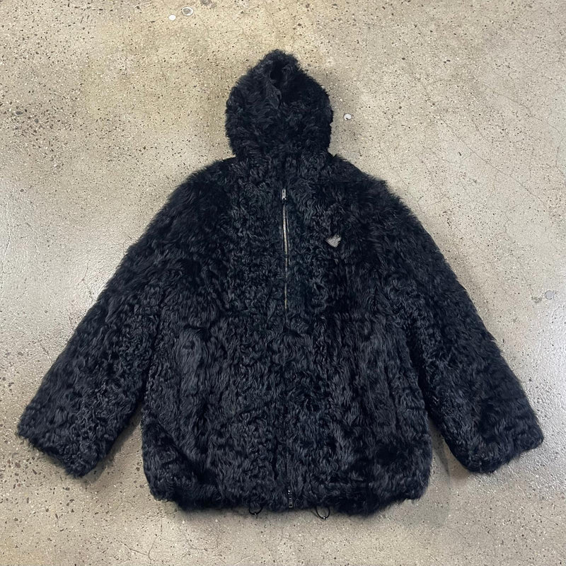 Prada Kalgan Fur Jacket XXL / Black