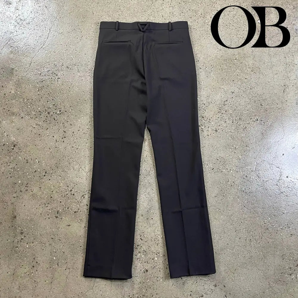 Bottega FW20 Wool Tailored Zip Pants 54 bottoms