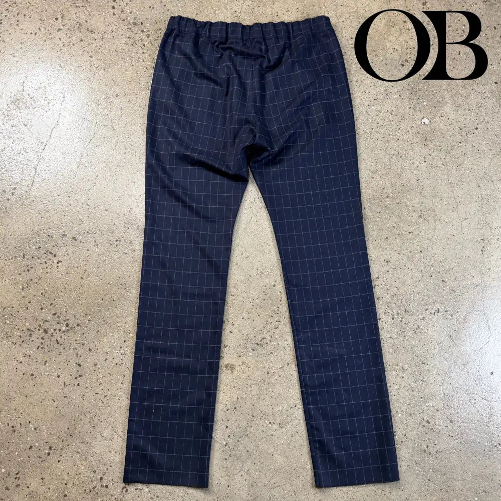 Bottega Veneta Wool/Cashmere Blend Plaid Pants 58 bottoms