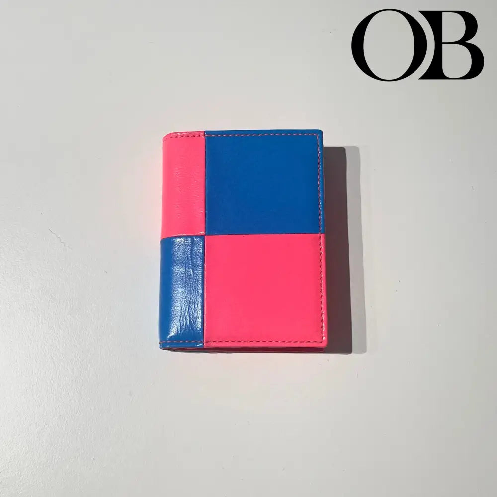 CDG Checkered Leather Wallet accessories