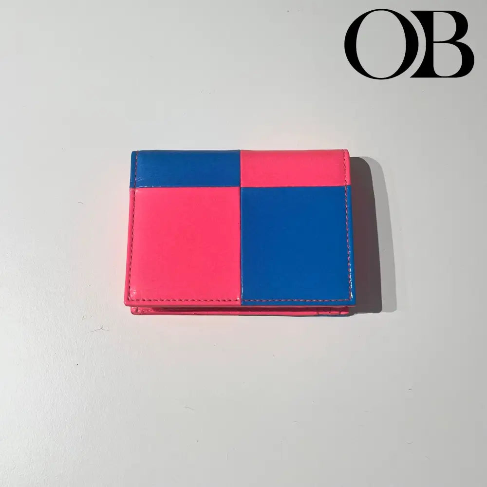 CDG Checkered Leather Wallet accessories