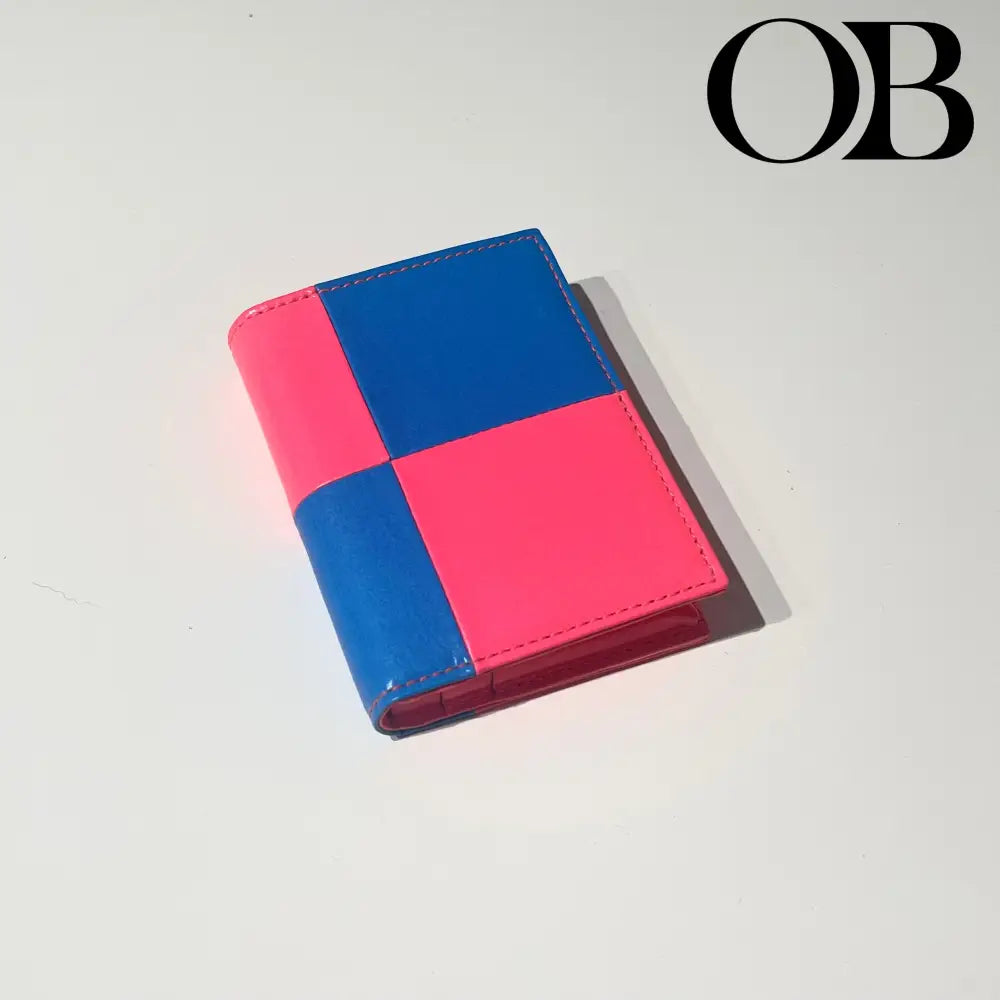 CDG Checkered Leather Wallet accessories