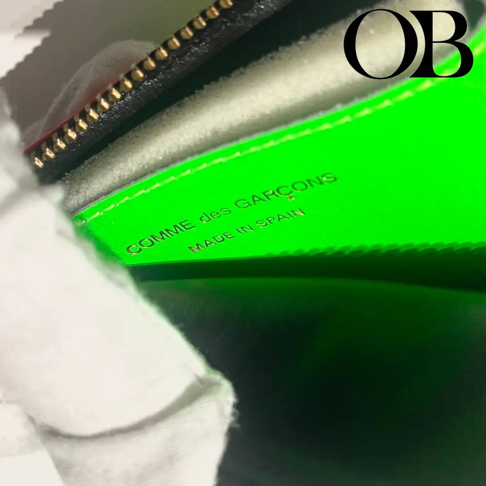 CDG Checkered Zip Pouch accessories