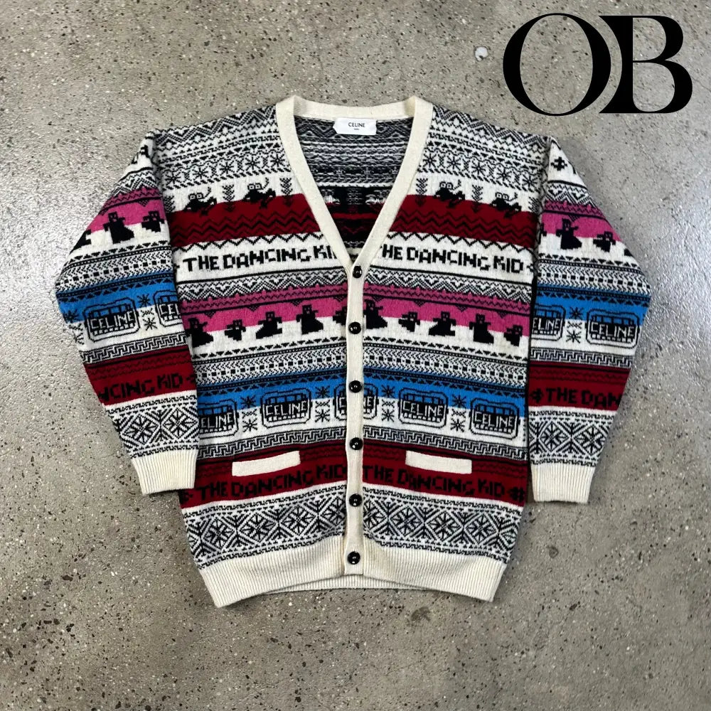 Celine The Dancing Kid Cardigan M tops