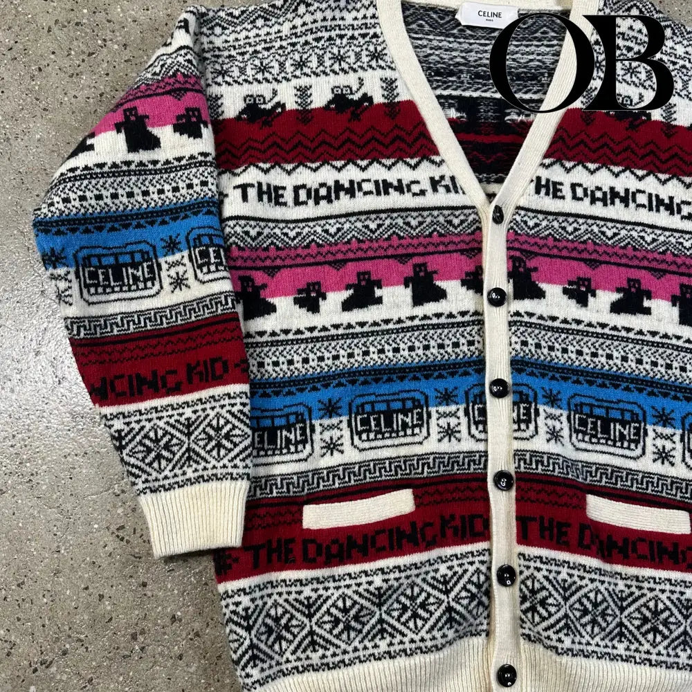 Celine The Dancing Kid Cardigan M tops