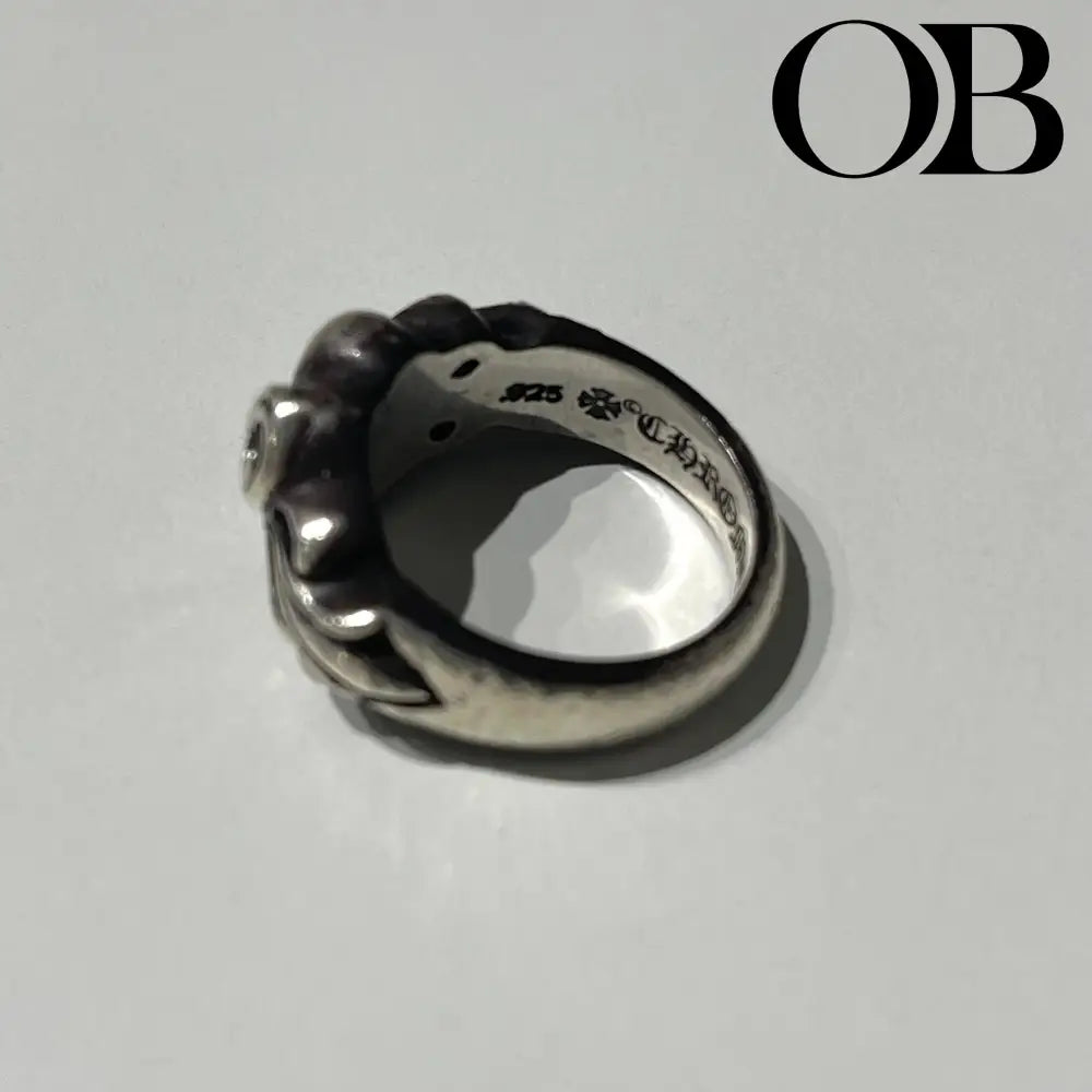 Chrome Hearts Heart Fleur Ring 8 accessories