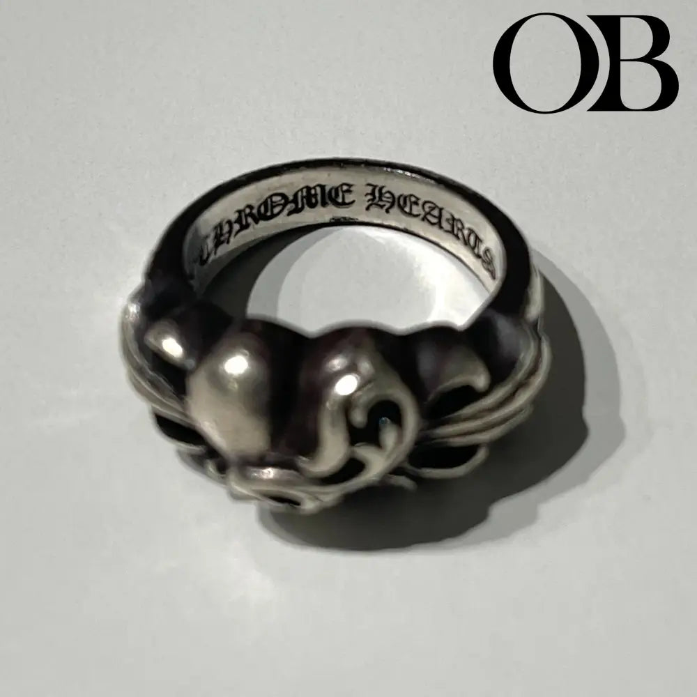 Chrome Hearts Heart Fleur Ring 8 accessories