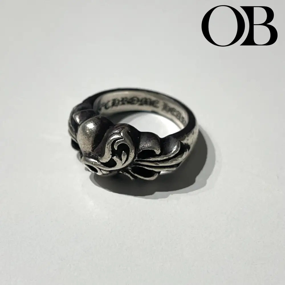 Chrome Hearts Heart Fleur Ring 8 accessories