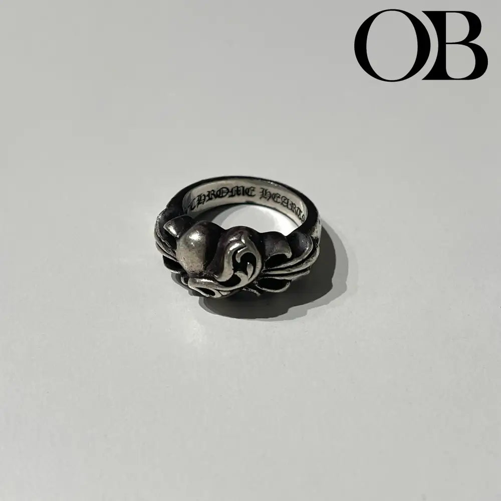 Chrome Hearts Heart Fleur Ring 8 accessories