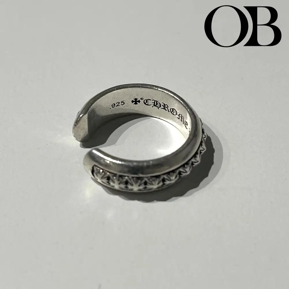 Chrome Hearts Studded Scroll Ring 8 accessories