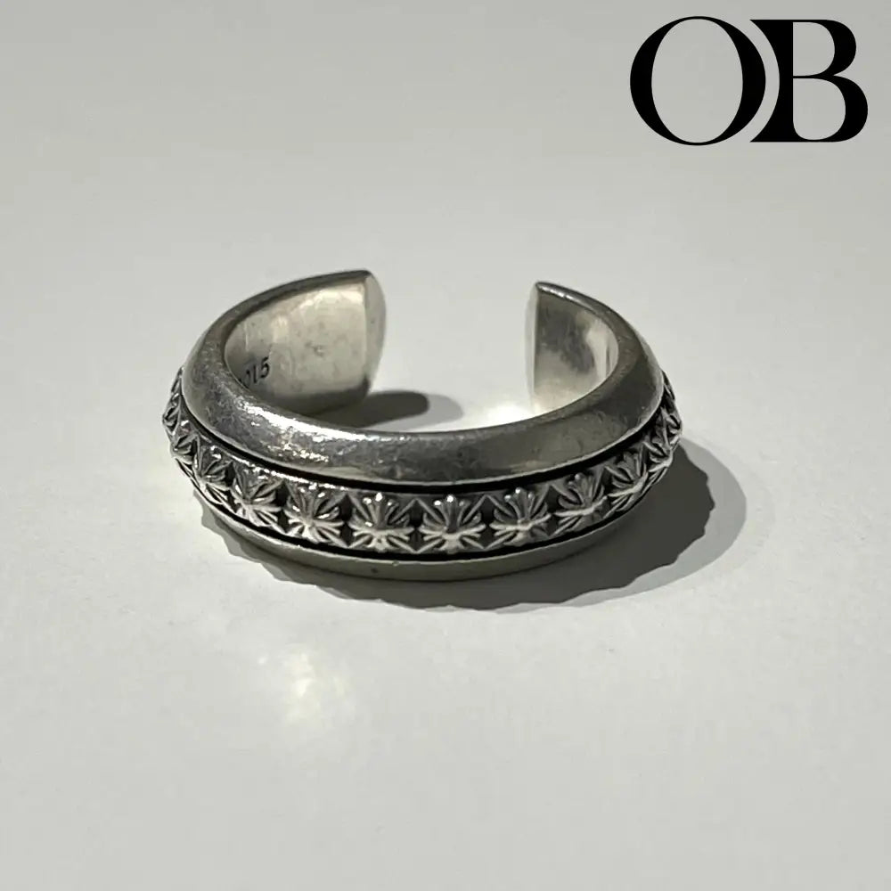 Chrome Hearts Studded Scroll Ring 8 accessories