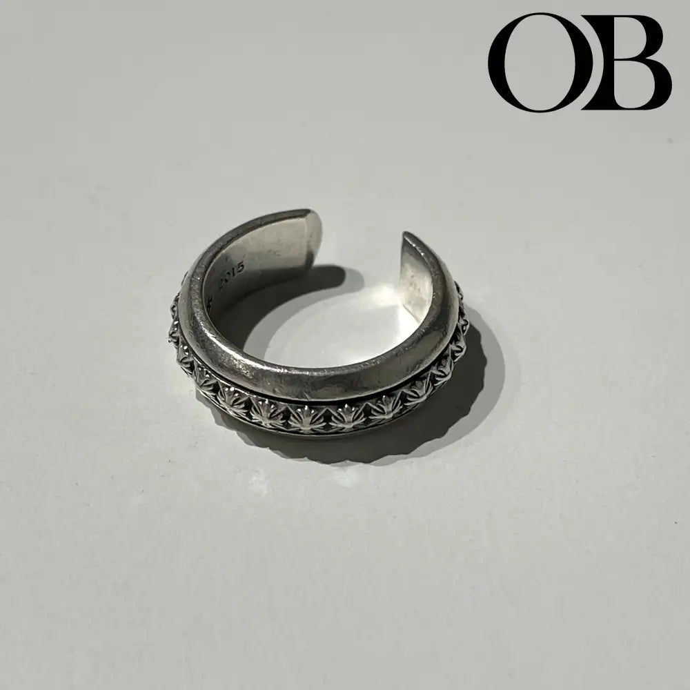 Chrome Hearts Studded Scroll Ring 8 accessories