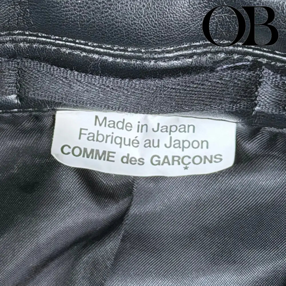 Comme Des Garçons Homme Plus Double Sleeve Leather Jacket M outerwear