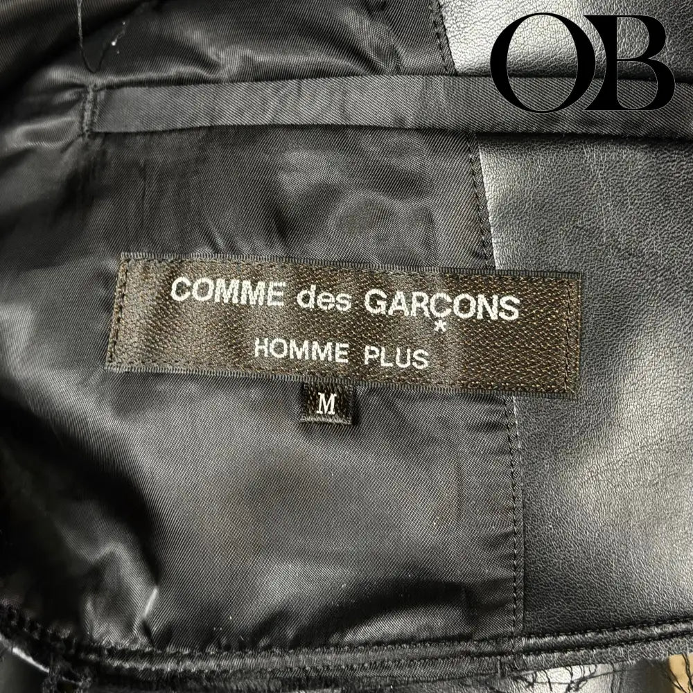 Comme Des Garçons Homme Plus Double Sleeve Leather Jacket M outerwear