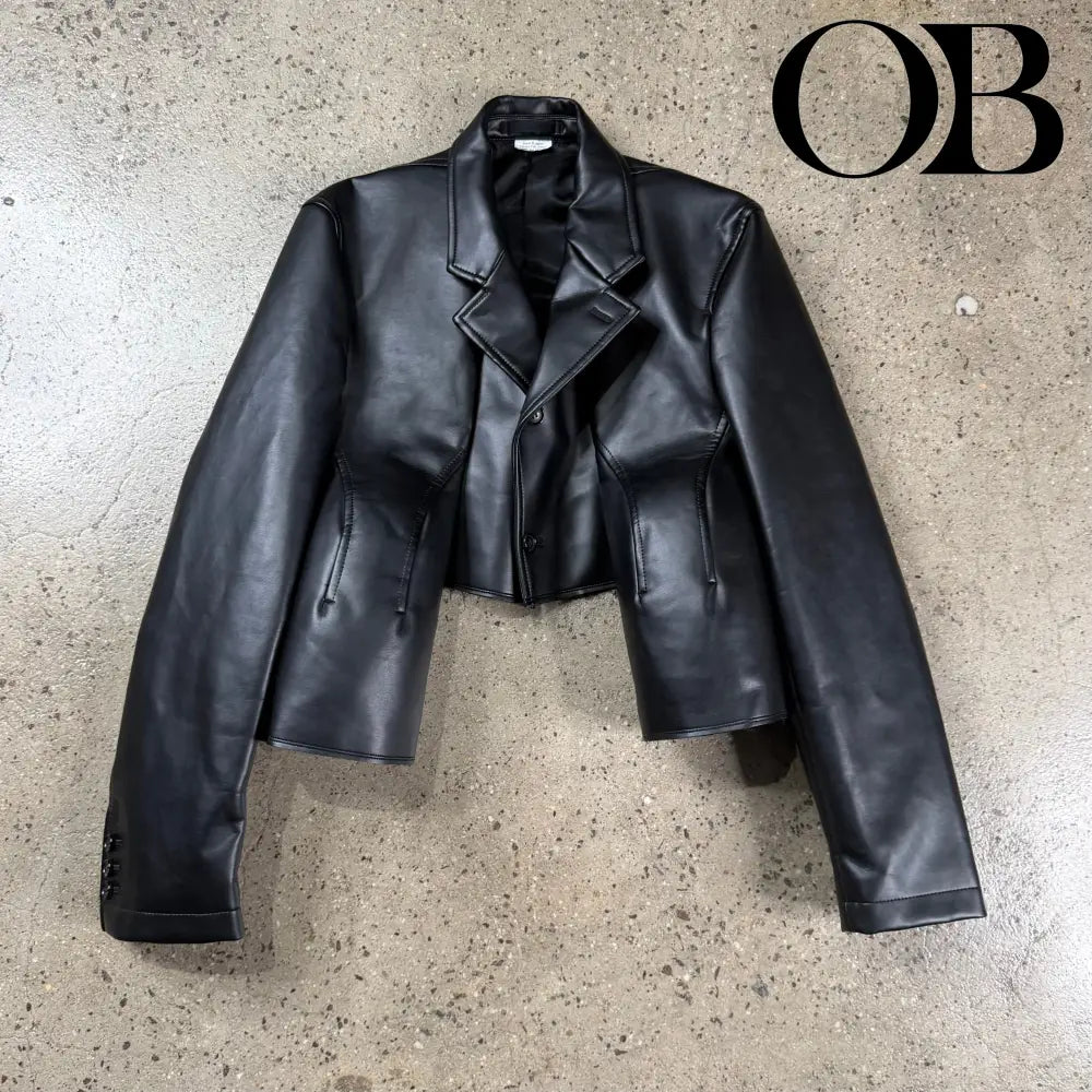 Comme Des Garçons Homme Plus Double Sleeve Leather Jacket M outerwear