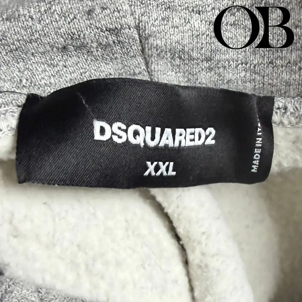 Dsquared Split Pullover Hoodie XXL tops