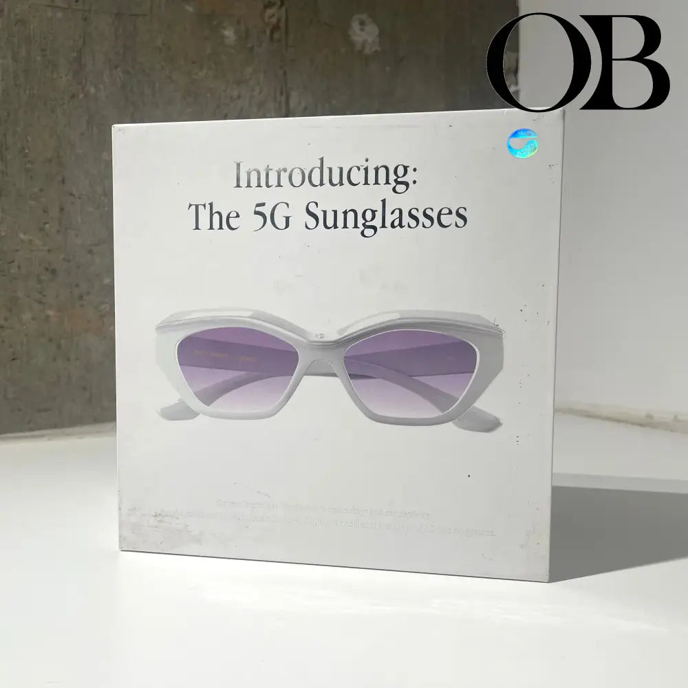 Gentle Monster X Coperni 5G Sunglasses (White) accessories