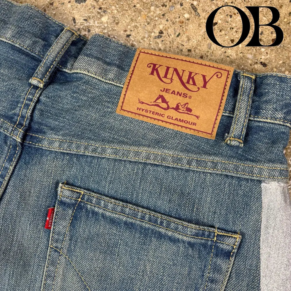 Hysteric Glamour 3/4 Wide Cut Kinky Jeans M bottoms