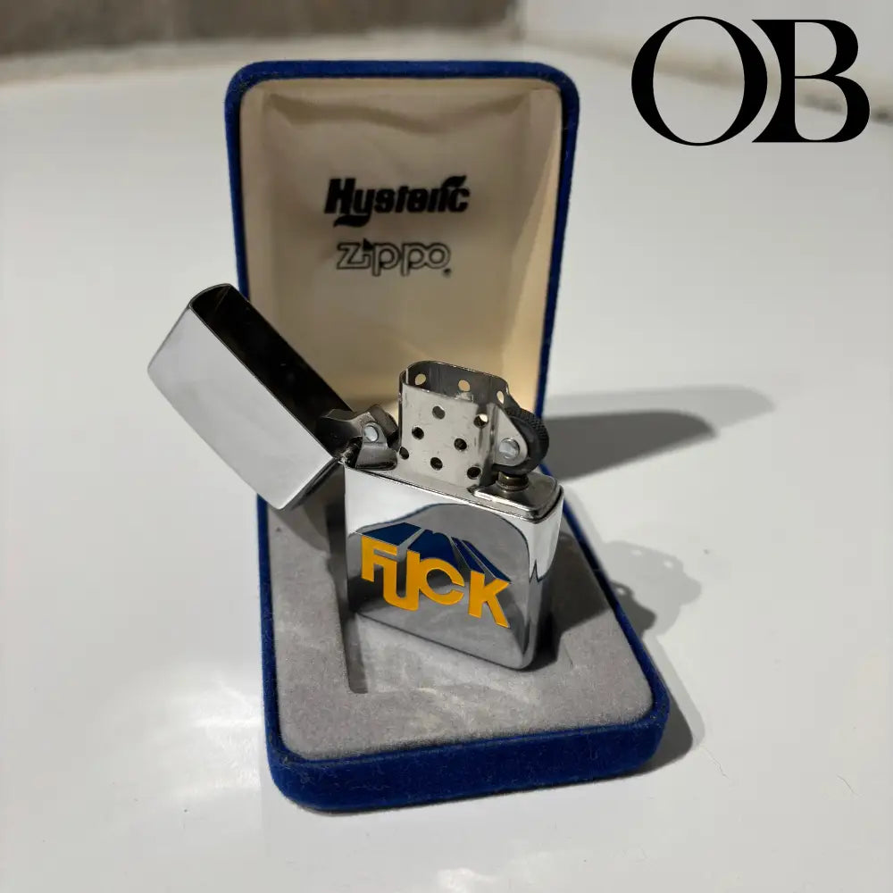 Hysteric Glamour “Fuck” Zippo accessories