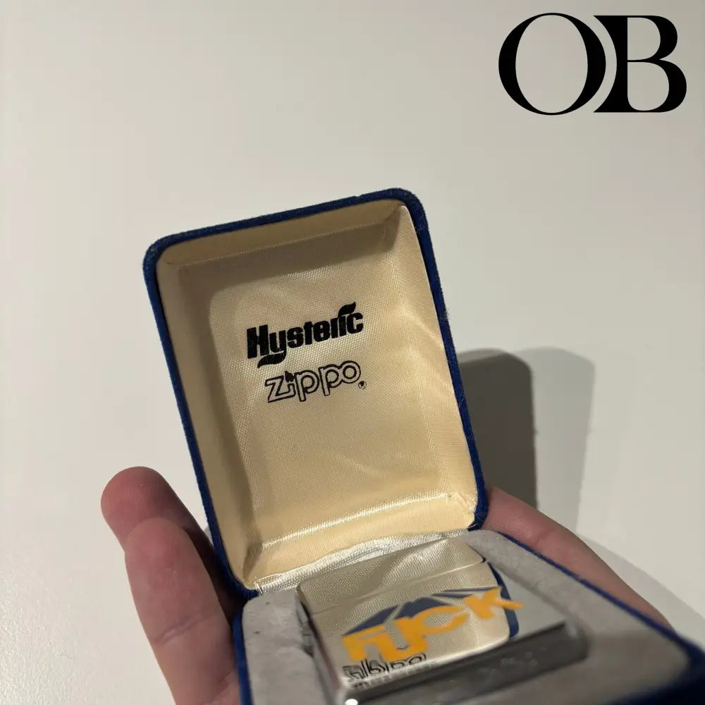 Hysteric Glamour “Fuck” Zippo accessories