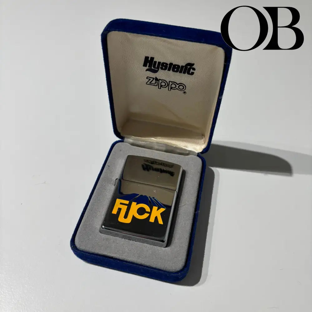 Hysteric Glamour “Fuck” Zippo accessories