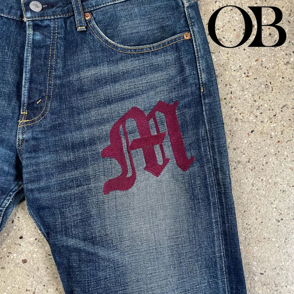 Junya Watanabe Old English Jeans L bottoms