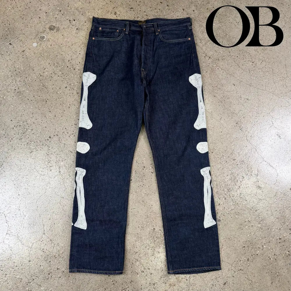 Kapital 12.5oz Denim Mexican Tuxedo Pants 5P Pants 36 bottoms