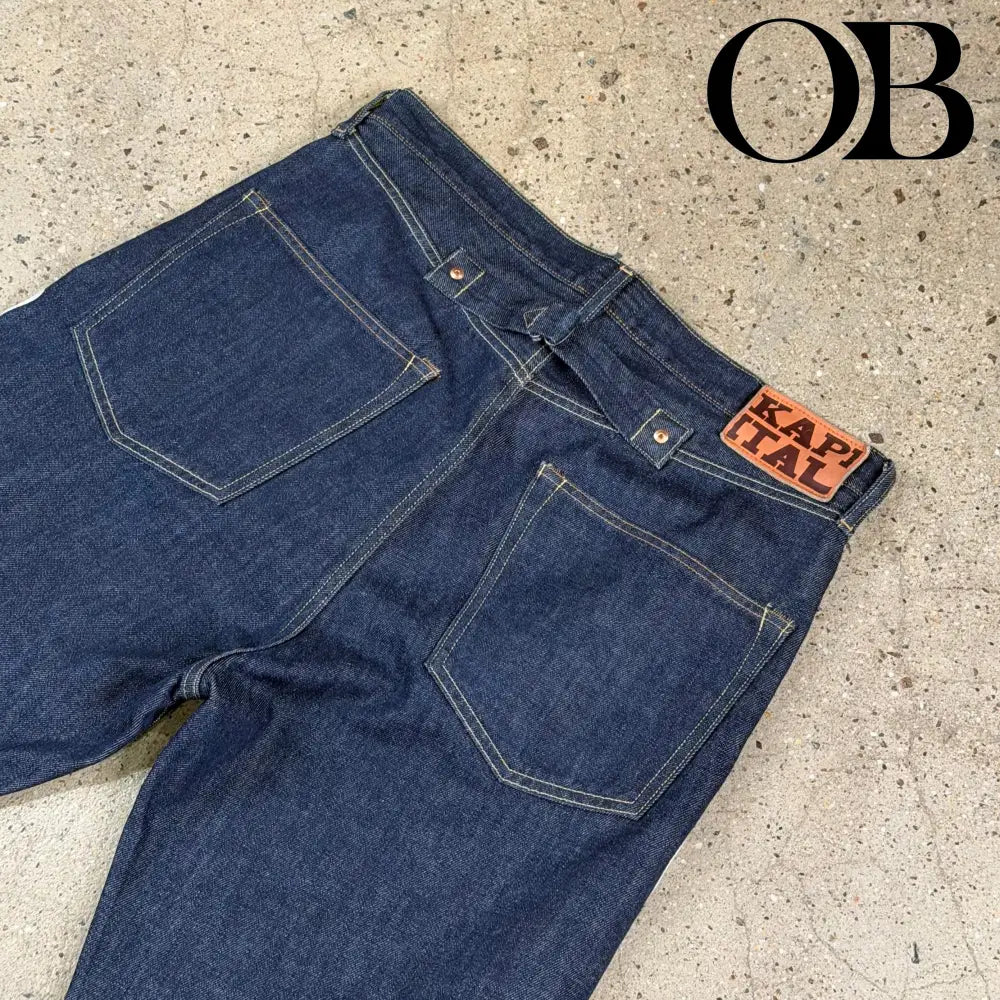 Kapital 12.5oz Denim Mexican Tuxedo Pants 5P Pants 36 bottoms