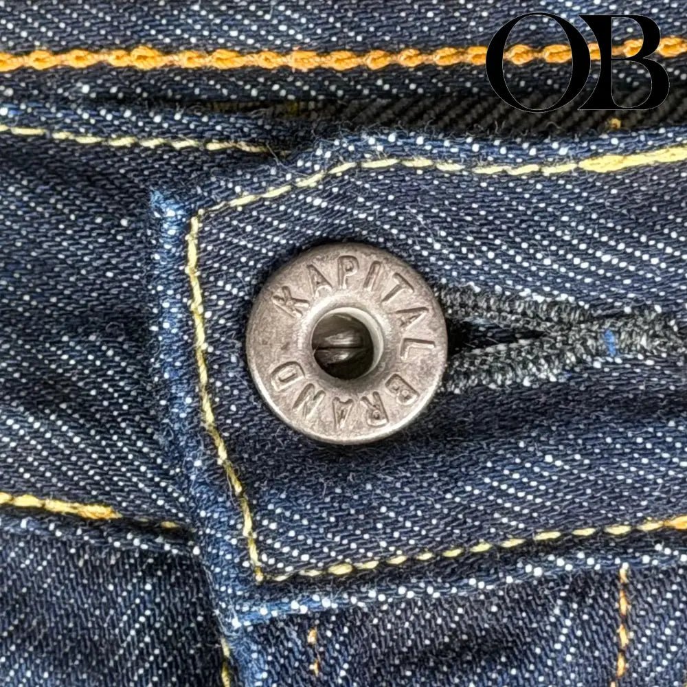 Kapital 12.5oz Denim Mexican Tuxedo Pants 5P Pants 36 bottoms