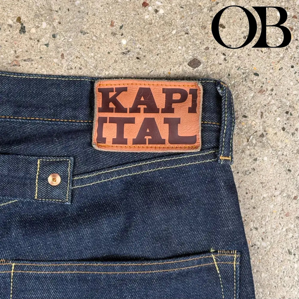 Kapital 12.5oz Denim Mexican Tuxedo Pants 5P Pants 36 bottoms