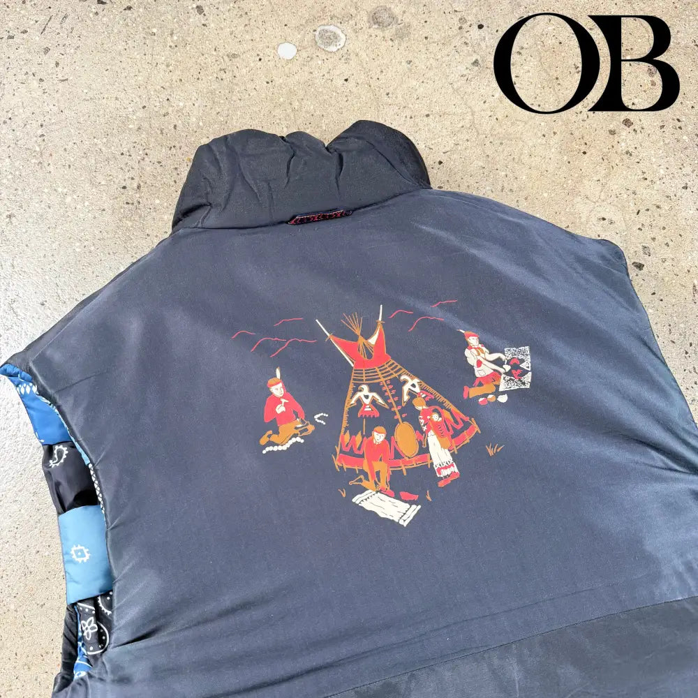 Kapital Reversible Woven Puffer Vest 4 outerwear