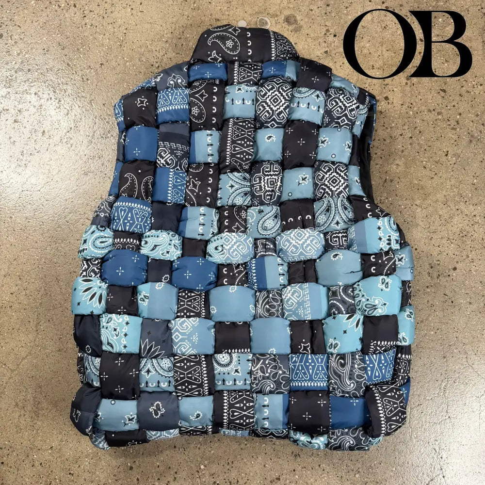 Kapital Reversible Woven Puffer Vest 4 outerwear