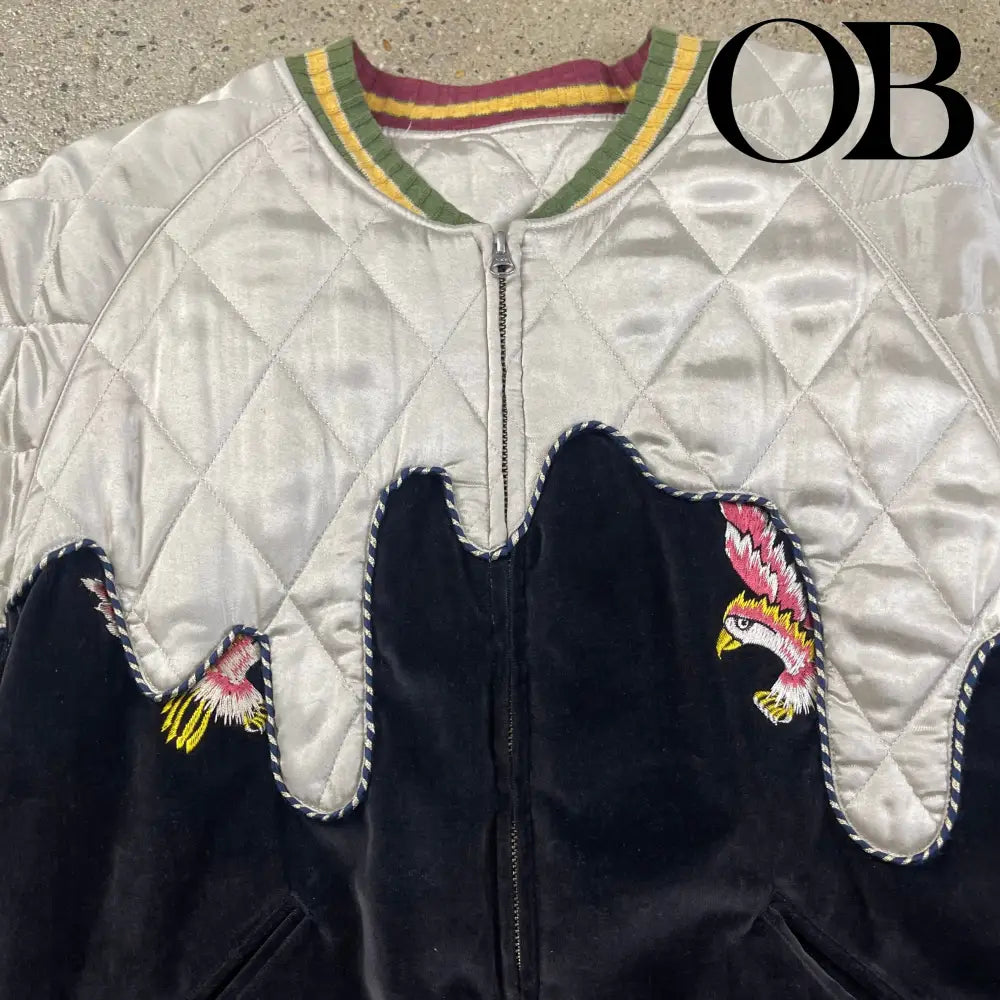 Kapital Sulfur Dyed Velvet Toro Toro Souvenir Jacket