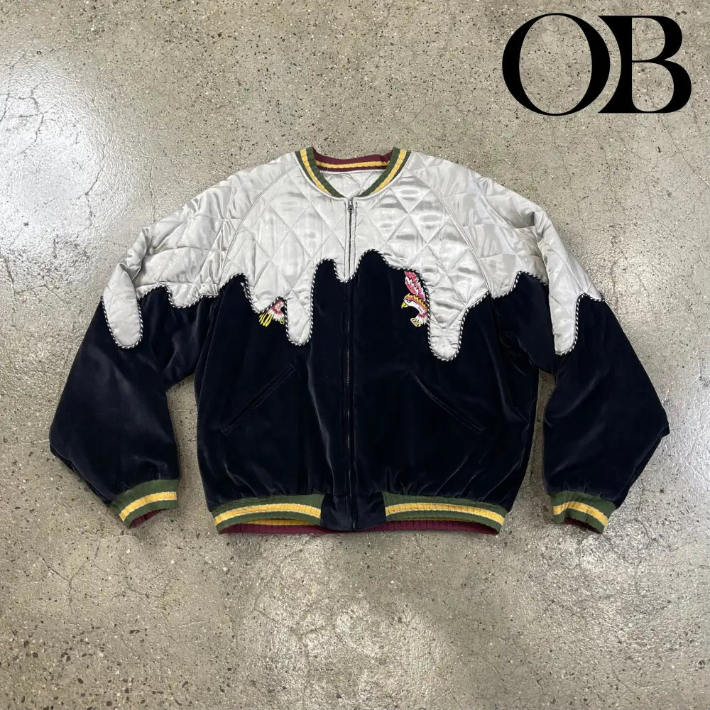 Kapital Sulfur Dyed Velvet Toro Toro Souvenir Jacket