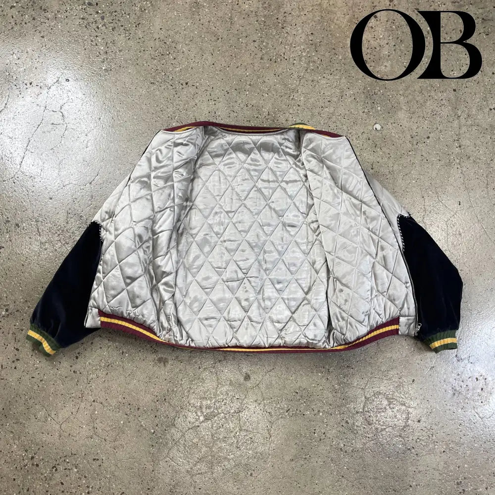 Kapital Sulfur Dyed Velvet Toro Toro Souvenir Jacket