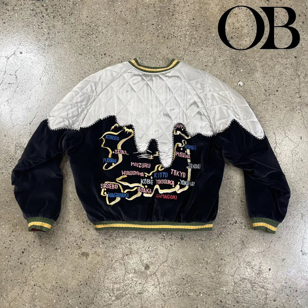 Kapital Sulfur Dyed Velvet Toro Toro Souvenir Jacket