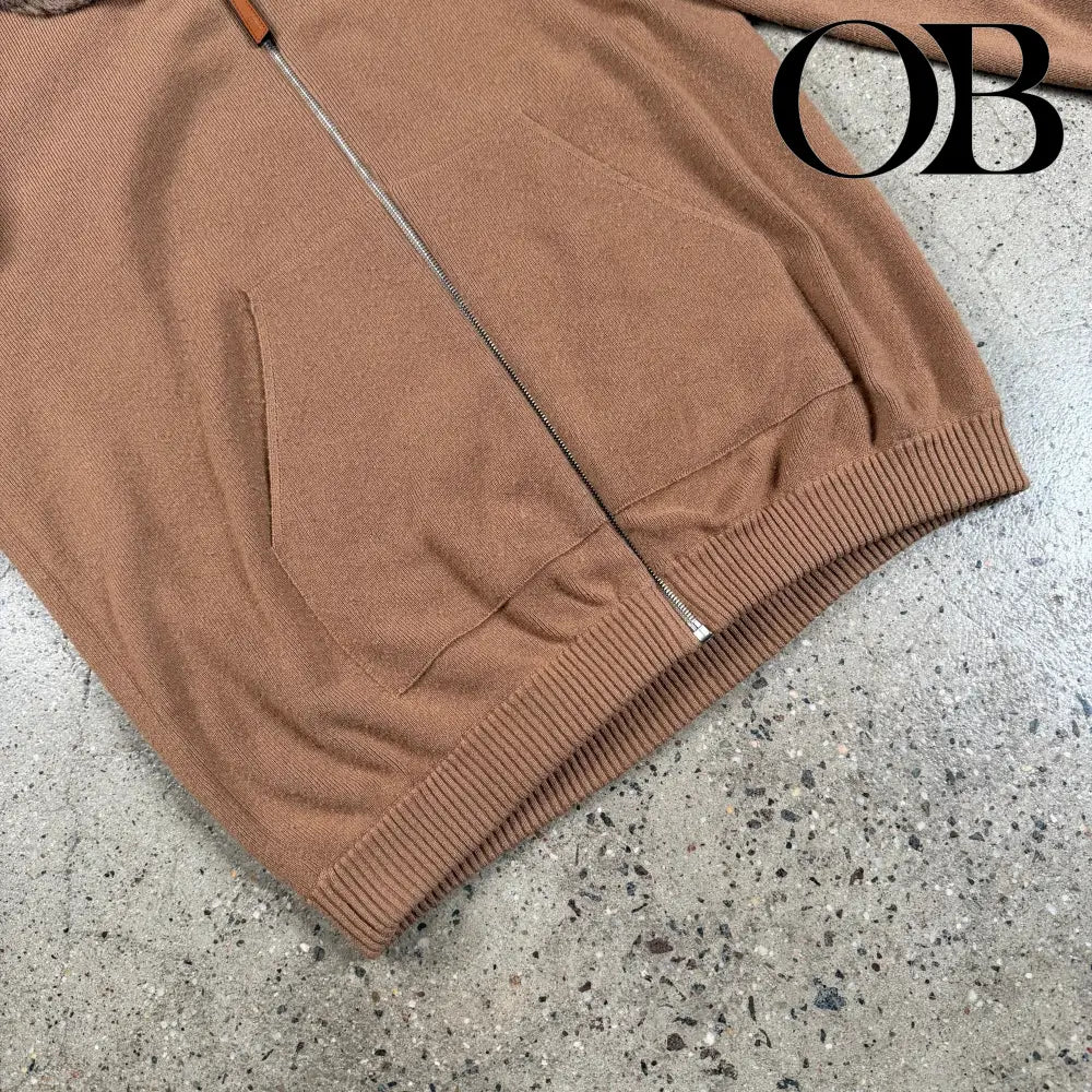 Loewe Cashmere Fur Trim Hoodie XS tops