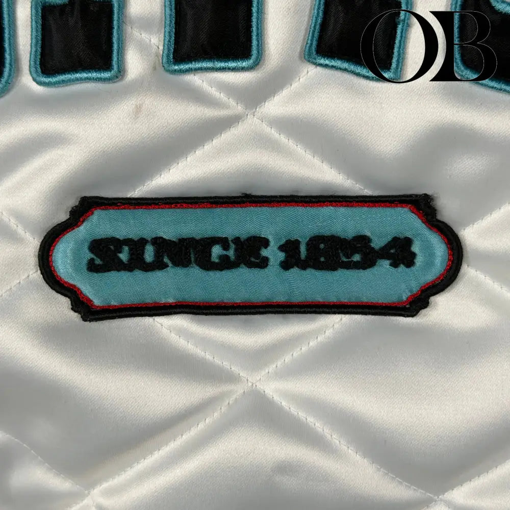 Louis Vuitton BiColor Satin Bomber Jacket L outerwear