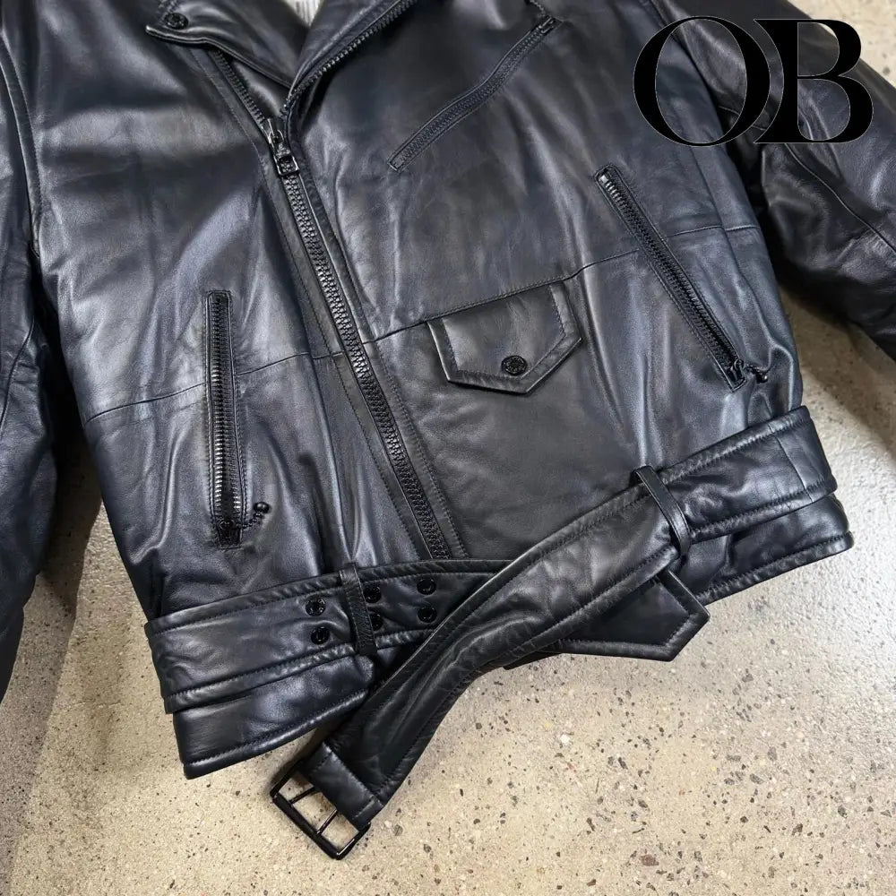 Louis Vuitton Leather Puffer Perfecto Jacket XL / Black