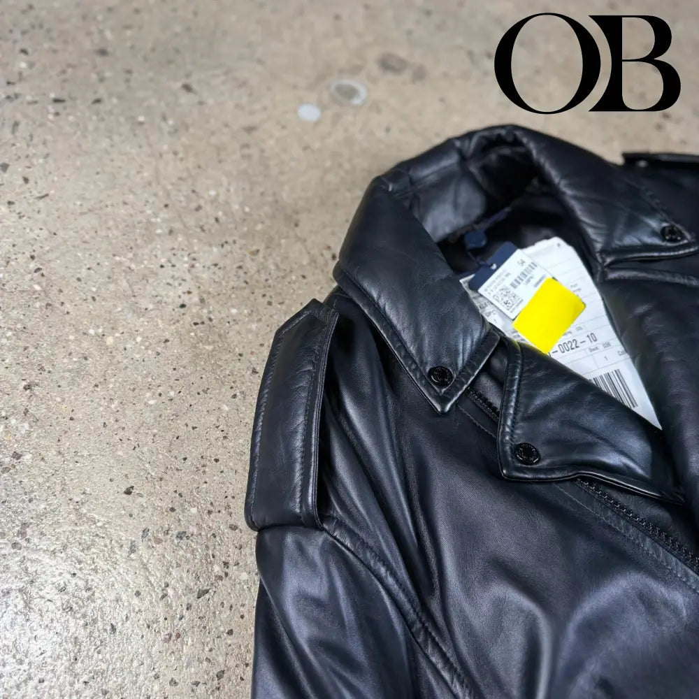 Louis Vuitton Leather Puffer Perfecto Jacket XL / Black