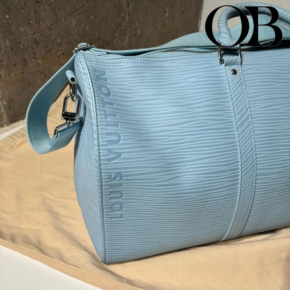 Louis Vuitton X Tyler the Creator Keepall Bandouliere 50 LightBlue