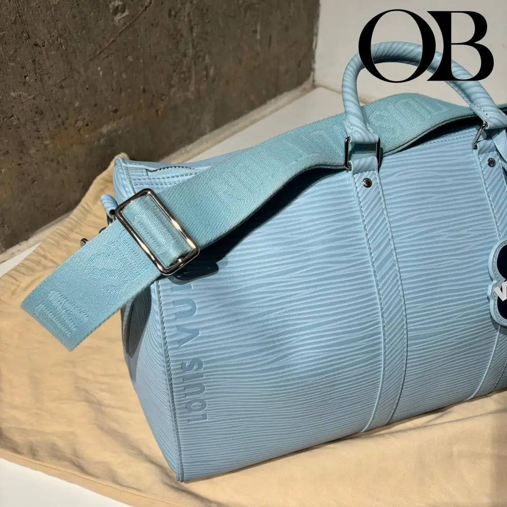 Louis Vuitton X Tyler the Creator Keepall Bandouliere 50 LightBlue