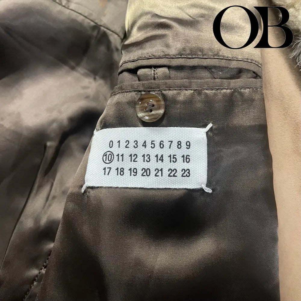 Maison Margiela Multi-Fur Coat 48 tops
